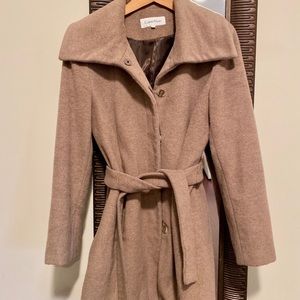 Beige Wool Coat